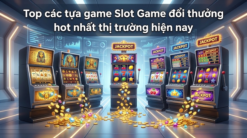Top các tựa game Slot Game đổi thưởng hot nhất thị trường hiện nay